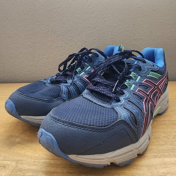 ASICS GEL-Venture 7 Running Shoes 1012A476 Blue/ Pink Womens Sz 8 - Picture 6 of 12